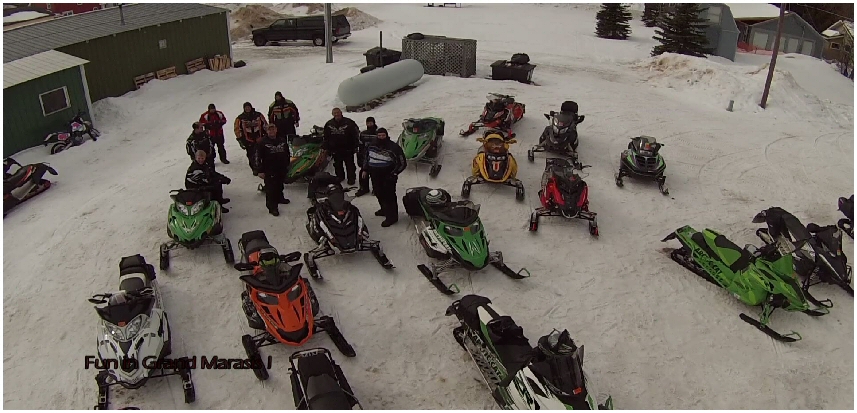 Snowmobiling